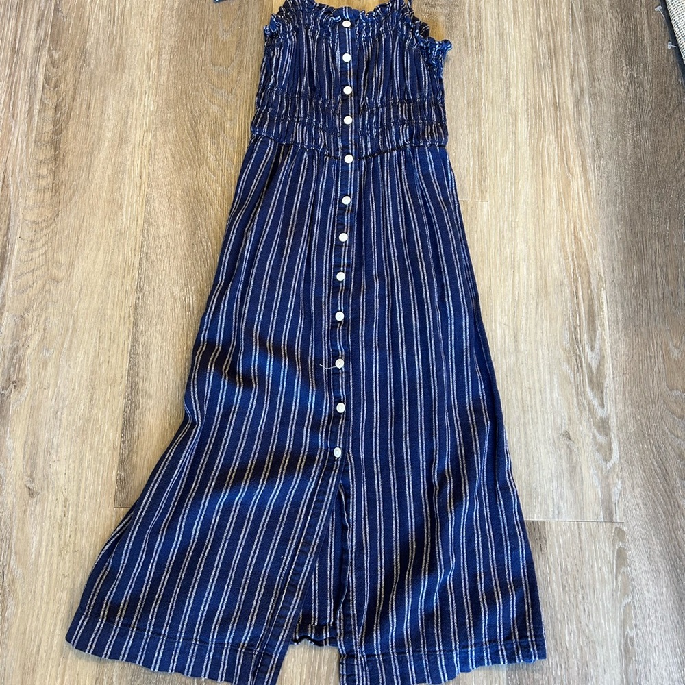 Universal Thread Navy and White Striped Dress